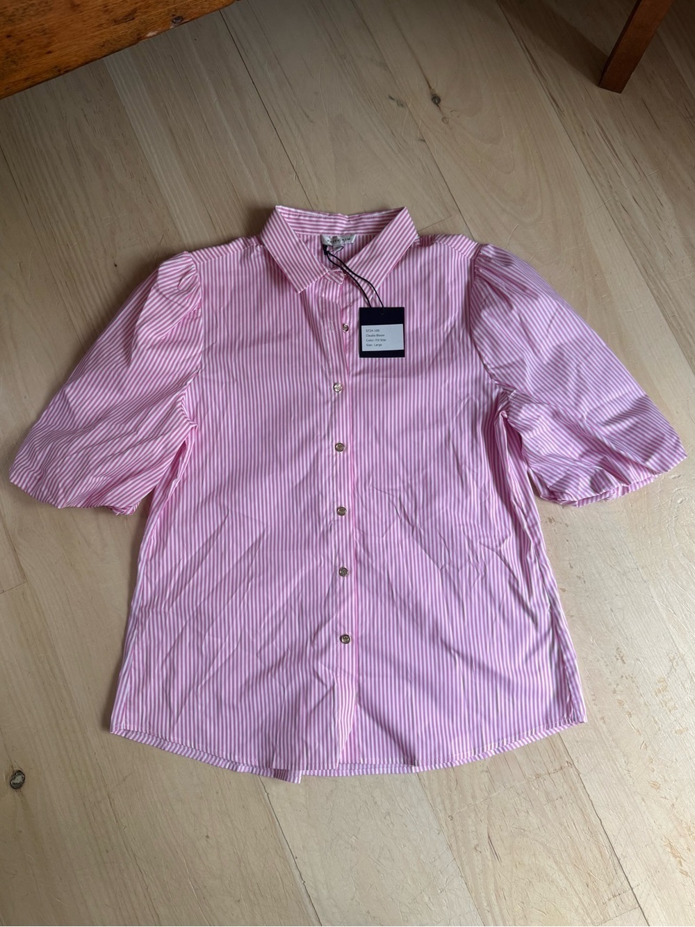 Patty Kim Striped Claudia Blouse